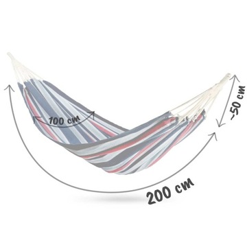 ГАМАК САДОВЫЙ КАЧАЛКА БОЛЬШОЙ ПРОЧНЫЙ 200x100см Sofatel