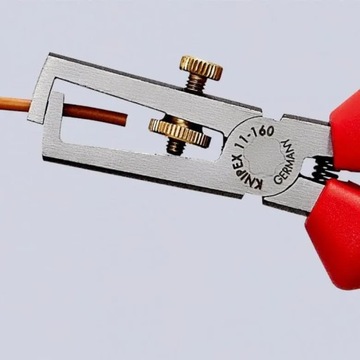 KNIPEX 11 01 160 Щипцы для снятия изоляции, пружинные, универсальные
