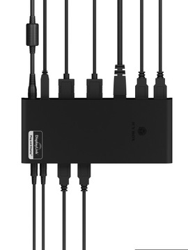 Док-станция IcyBox IB-DK2251AC для ноутбука DisplayLink, 2 x HDMI