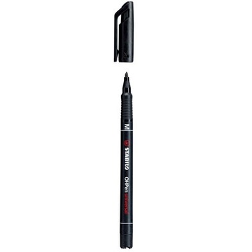 Marker foliopis STABILO czarny