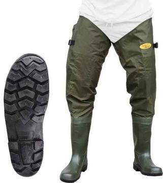 Вейдерсы 986 зеленые, размер 47.