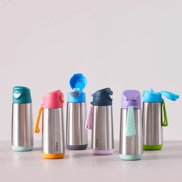 B.box Термобутылка со спортивным носиком Бутылка Termo Blue Slate 500 мл