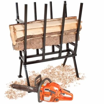 Металлическая эстакада для распила дерева, эстакада-козла, выдвижная подставка.