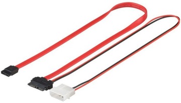 MicroConnect Slim/Mini SATA к SATA + питание