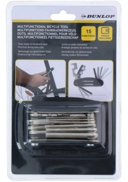 НАБОР ИНСТРУМЕНТОВ ДЛЯ ВЕЛОСИПЕДА 15 ФУНКЦИЙ В КОРОБКЕ DUNLOP