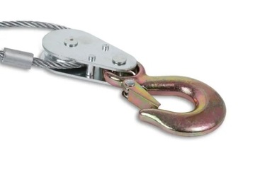 ЛЕБЕДКА, СТАЛЬНАЯ РУЧНАЯ ТАНОСНАЯ ЛЕБЕДКА, 4Т, 4000 КГ, 2 КРЮКА