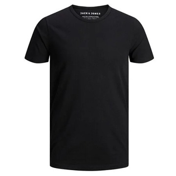 Jack&Jones T-Shirt Basic 12058529 Czarny Stretch Fit