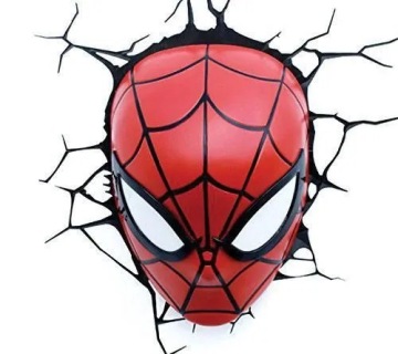 Светодиодная лампа Marvel 3D - Маска Человека-Паука