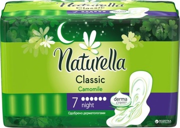Naturella Classic Night Podpaski z skrzydełkami x7