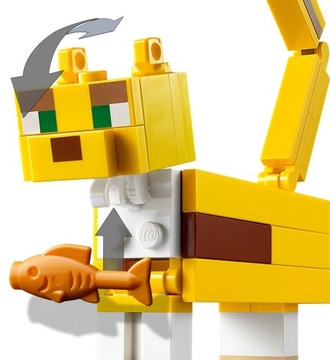 LEGO 21156 Minecraft Bigfig Крипер и Оцелот