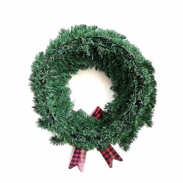 Рождественское украшение двери