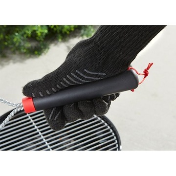 weber Weber Trójstronna szczotka do czyszczenia rusztów, długość 30 cm