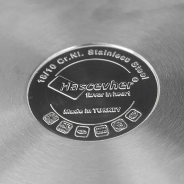 Набор стальных кастрюль DALIE, 10 шт.