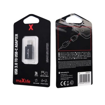 Переходник Maxlife USB 3.0 на USB-C