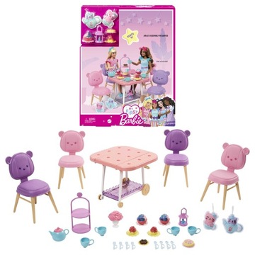 Barbie Moja pierwsza Barbie akcesoria wózek z przysmakami DLA LALEK STÓŁ
