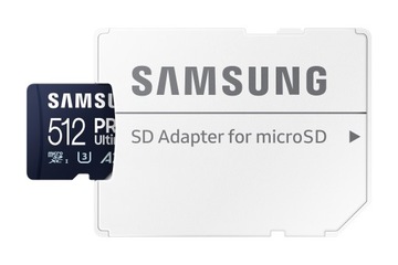 Карта памяти SAMSUNG Pro Ultimate microSDXC 512 ГБ