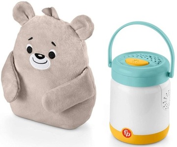 УСПОКАИВАЮЩИЙ Плюшевый мишка со светлячками 0м+ Fisher Price 3в1 GRR00