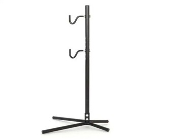 Czarny Metalowy Stojak na Rower Stabilny Wieszak Uchwyt Serwisowy do 30kg