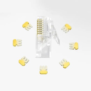100x Wtyk Wtyczka Końcówka RJ45 8P8C Cat6 Ugreen