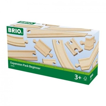 BRIO World. Zestaw torów do rozbudowy, 11 sztuk