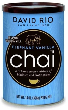 Herbata Chai instant w proszku napój David Rio | Elephant Vanilla 398g