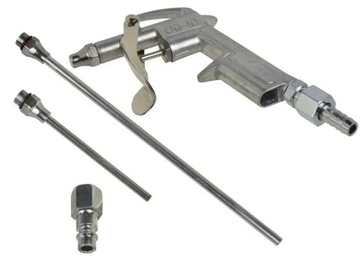Pistolet do przedmuchiwania z końcówkami 5szt Geko G01163