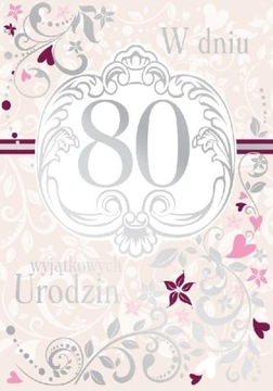 KARNET W DNIU 80TYCH WYJĄTKOWYCH URODZIN PP-1514