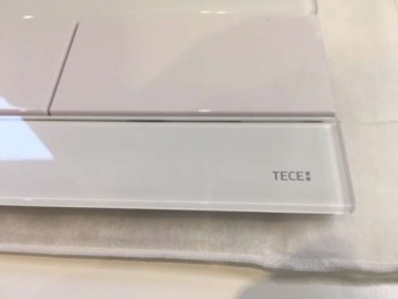 Смыв унитаза FLUSH BUTTON для унитаза Tece Square белый/белое стекло