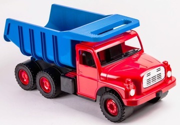 Автомобиль Татра 148, пластик 73 см, в коробке - кабина красная, гондола синяя.