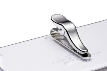 Персональный бейдж с магнитом Durable Click Fold 40х75мм прозрачный