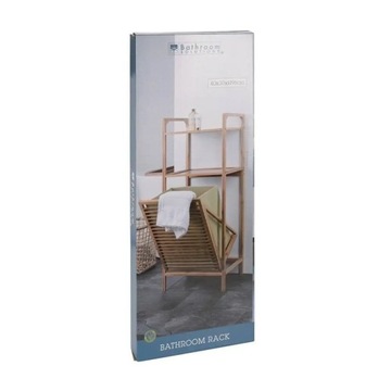 Полка для ванной Koopman-Bathroom Solutions, бамбук, 40x30x95 см, коричневый