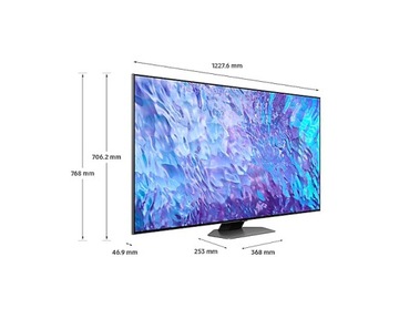 QLED-телевизор Samsung QE50Q80C 50 дюймов 4K UHD серый SMART TV