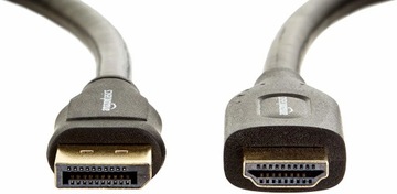КАБЕЛЬ AMAZON BASICS DISPLAYPORT–HDMI С ПОЗОЛОЧЕННЫМИ РАЗЪЕМАМИ 4,5 М