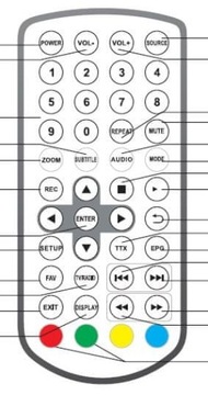 Портативный телевизор SENCOR SPV 7012T DVBT2 10 дюймов