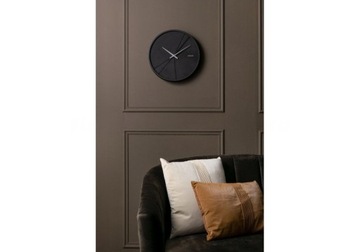 Часы настенные Karlsson KA5849, черные, 30 см