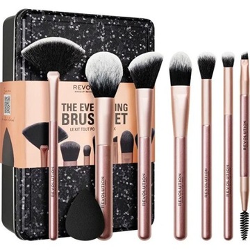 Revolution The Everything Brush Set Zestaw Pędzli do makijażu