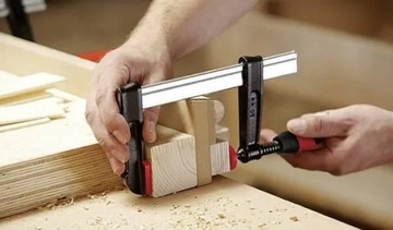 F45 Струбцина винтовая чугунная столярная 600/120мм TPN BESSEY TPN60S12BE-2K 2шт.