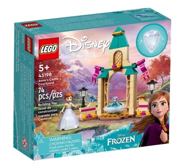LEGO 43198 Disney Dziedziniec zamku Anny / FROZEN, Kraina lodu NOWY