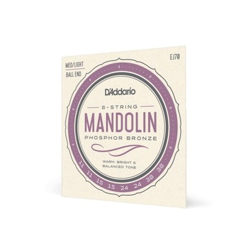 Струны мандолины D'ADDARIO EJ70 (11-38)