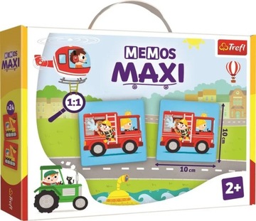 Trefl GRA - Memos 24 Maxi Pojazdy Trefl