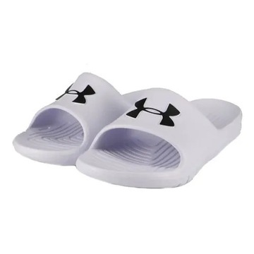 Pantofle UNDER ARMOUR Core Pth Sl - bílé 46