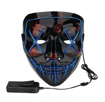 СВЕТЯЩАЯСЯ СВЕТОДИОДНАЯ МАСКА PURGE LED DISPOSIT СИНИЙ