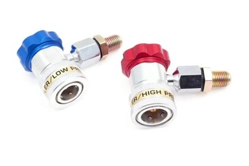 ZŁĄCZA SERWISIWE DO KLIMATYZACJI R134A KPL. 2SZT.