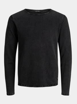 Jack&Jones Sweter Leo 12174001 Czarny Regular Fit