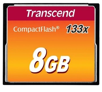Карта памяти CompactFlash Transcend CF 8 ГБ 133x