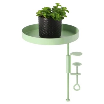 Esschert Design Поднос для растений с насадкой, круглый, зеленый, M