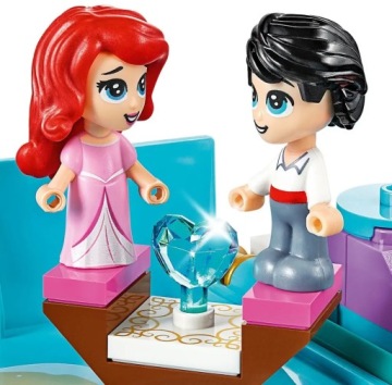LEGO Disney 43176 Книга приключений Ариэль + подарочный пакет