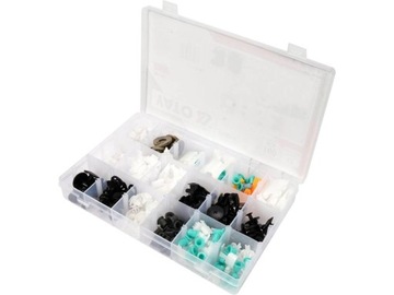 НАБОР АВТОМОБИЛЬНЫХ ЗАЖИМОВ AUDI 160 ШТ YATO