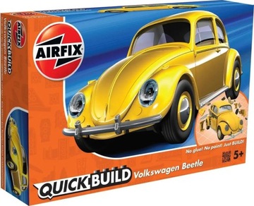 Samochód do złożenia Airfix VW Beetle żółty
