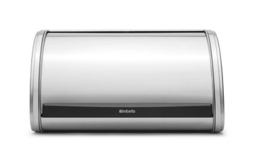 Хлебница Brabantia с выдвижной крышкой, средняя, ​​матовая сталь